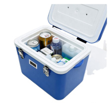18L portable refrigerator ice packs vaccine carrier cooler box with temperature data logger